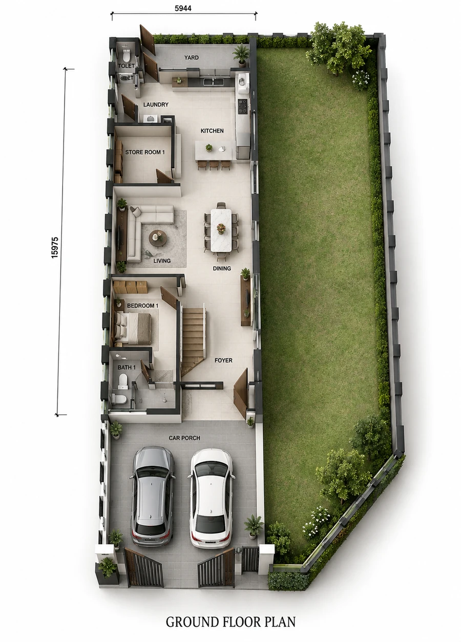 Ground floor plan